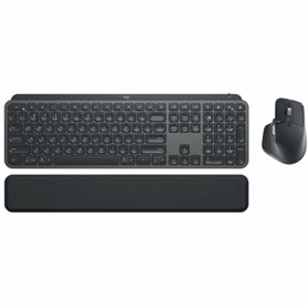 Logitech MX Keys S Combo clavier Souris incluse RF sans fil + Bluetooth QWERTY Espagnole Graphite