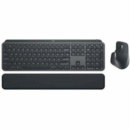 Logitech MX Keys S Combo clavier Souris incluse RF sans fil + Bluetooth QWERTY Espagnole Graphite