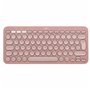 Logitech Pebble Keys 2 K380s clavier RF sans fil + Bluetooth QWERTY Espagnole Rose