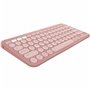 Logitech Pebble Keys 2 K380s clavier RF sans fil + Bluetooth QWERTY Espagnole Rose