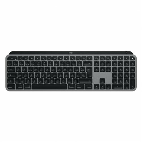 Logitech MX Keys f/ Mac clavier Bureau RF sans fil + Bluetooth QWERTY Italien Gris