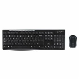 Logitech Wireless Combo MK270 clavier Souris incluse USB QWERTY Italien Noir