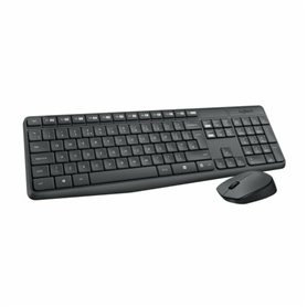 Logitech MK235 clavier Souris incluse Universel USB QWERTY Italien Gris