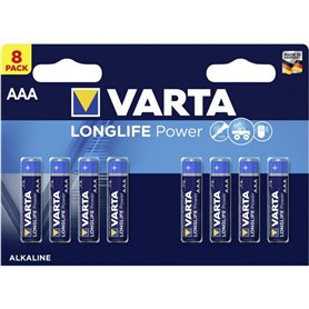 Varta 1x8 High Energy AAA LR 03 Batterie à usage unique Alcaline