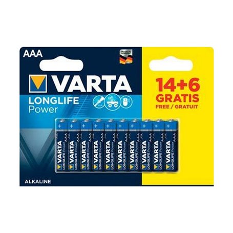 Varta Longlife Power Batterie à usage unique AAA Alcaline