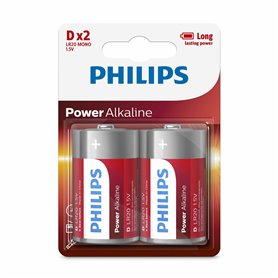 Philips Power Alkaline Batterie LR20P2B/10