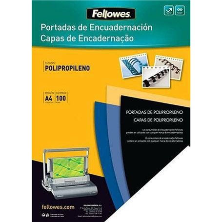 Fellowes 5477502 matériel de reliure A4 Polypropylène (PP) Noir 50 pièce(s)