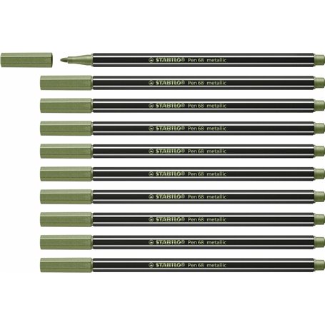 STABILO Pen 68 metallic stylo-feutre Moyen Vert clair 1 pièce(s)