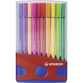 STABILO Pen 68 Mini stylo-feutre Multicolore 20 pièce(s)