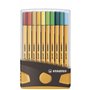 STABILO point 88 stylo fin Multicolore 20 pièce(s)