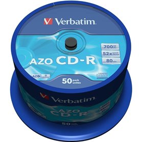 Verbatim CD-R AZO Crystal 700 Mo 50 pièce(s)