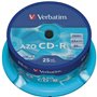 Verbatim CD-R AZO Crystal 700 Mo 25 pièce(s)