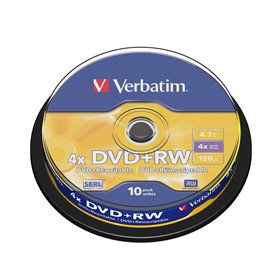 Verbatim DVD+RW Matt Silver 4