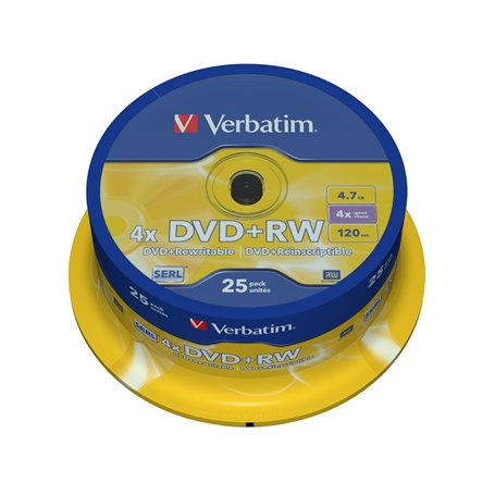 Verbatim DVD+RW Matt Silver 4