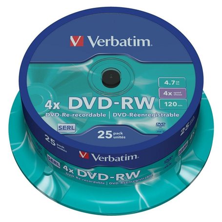 Verbatim DVD-RW Matt Silver 4