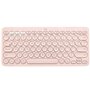 Logitech K380 Multi-Device clavier Bluetooth QWERTY Espagnole Rose