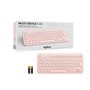 Logitech K380 Multi-Device clavier Bluetooth QWERTY Espagnole Rose