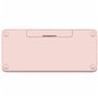 Logitech K380 Multi-Device clavier Bluetooth QWERTY Espagnole Rose