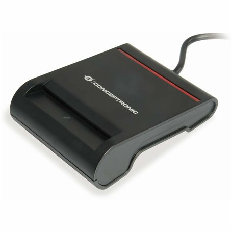 Conceptronic SCR01B lecteur de cartes à puce USB USB 2.0 Noir