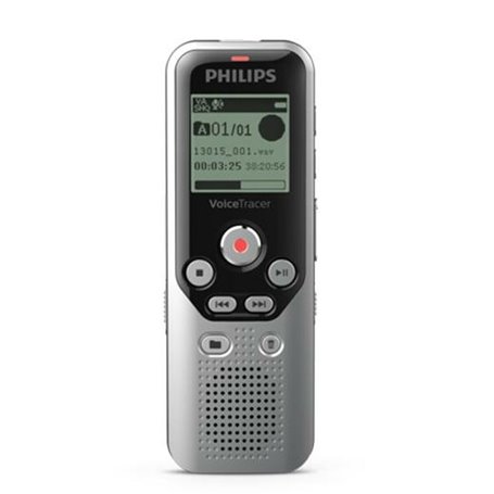 Philips DVT1250 dictaphone Mémoire interne + carte mémoire Noir