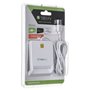 Techly Compact Smart Card Reader/Writer USB2.0 White I-CARD CAM-USB2TY lecteur de cartes à puce Intérieure USB Blanc