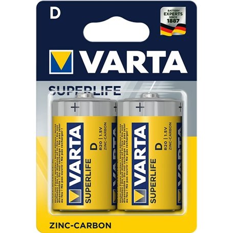 Varta R20 D pile domestique Zinc-Carbone