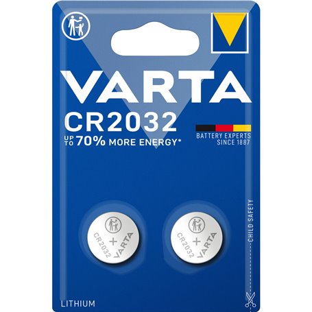 Varta 06032 Batterie à usage unique CR2032 Lithium