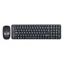 Logitech Wireless Combo MK220 clavier Souris incluse RF sans fil QWERTY Anglais Noir