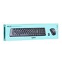 Logitech Wireless Combo MK220 clavier Souris incluse RF sans fil QWERTY Anglais Noir