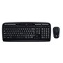 Logitech Wireless Combo MK330 clavier Souris incluse USB QWERTY US International Noir