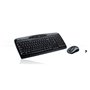 Logitech Wireless Combo MK330 clavier Souris incluse USB QWERTY US International Noir