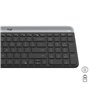 Logitech MK470 clavier Souris incluse RF sans fil QWERTY US International Graphite