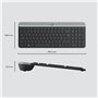 Logitech MK470 clavier Souris incluse RF sans fil QWERTY US International Graphite