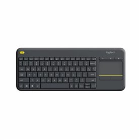 Logitech K400 Plus Tv clavier RF sans fil QWERTY US International Noir