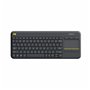 Logitech K400 Plus Tv clavier RF sans fil QWERTY US International Noir