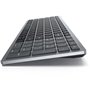 DELL KB740 clavier RF sans fil + Bluetooth QWERTY US International Gris, Noir