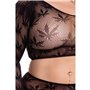 Ensemble de Lingerie Pink Lipstick Noir (L)