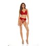 Ensemble de Lingerie Bombshell Boudoir Rouge (L)