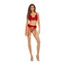 Ensemble de Lingerie Bombshell Boudoir Rouge (M)