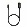 AISENS A109-0623 câble vidéo et adaptateur 0,8 m USB Type-C HDMI Type A (Standard) Noir