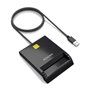 AISENS ASCR-SN06-BK lecteur de cartes à puce Intérieure USB USB 2.0 Noir