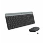 Logitech MK470 clavier Souris incluse RF sans fil QWERTY Espagnole Graphite