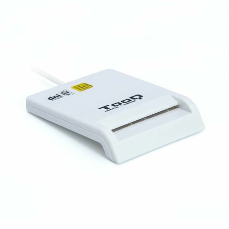 TooQ TQR-210W lecteur de cartes à puce Intérieure USB 2.0 Blanc