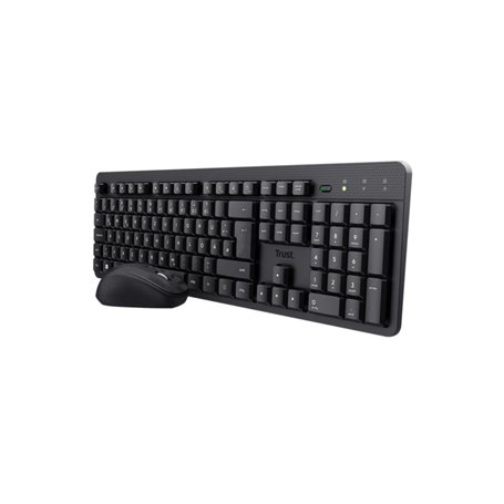 Trust TKM-360 clavier Souris incluse Bureau RF sans fil QWERTY Espagnole Noir