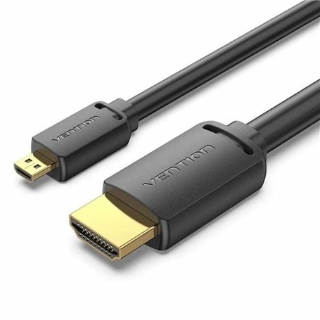 Vention AGIBI câble HDMI 3 m HDMI Type D (Micro) HDMI Type A (Standard) Noir