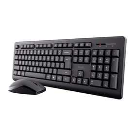 Trust Primo clavier Souris incluse Bureau RF sans fil QWERTY Espagnole Noir