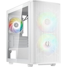 Boîtier PC - BITFENIX - Nova Mesh SE M-ATX ARGB (Blanc) - Mini tour - Micro-ATX - 3 ventilateurs ARGB