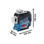 Bosch GLL 3-80 C Professional Niveau de ligne 30 m