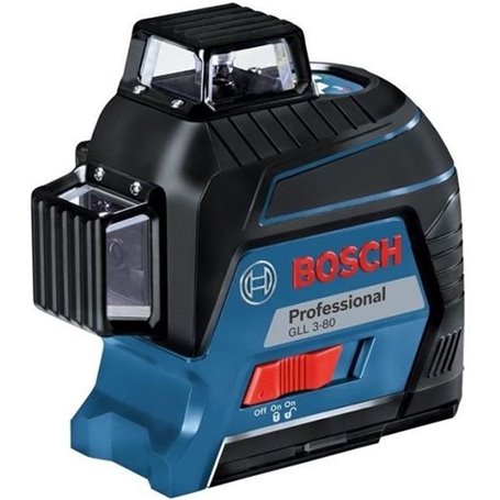 Bosch GLL 3-80 Professional Niveau de ligne 30 m 630 - 650 nm (< 10 mW)