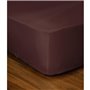 Drap-housse - LOVELY HOME - LH71596 - 140x190+30 cm - Marron